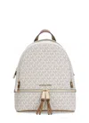 Michael Kors Rhea Backpack In Beige