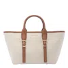Michael Kors Small Moore Satchel Bag In Beige