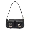 Michael Kors Zoe Small Convertible Pochette In Black