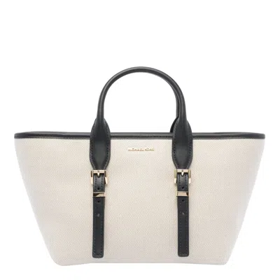 Michael Kors Small Moore Satchel Bag In Black