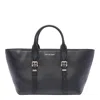 Michael Kors Moore Shopping Bag Top Handles In Black