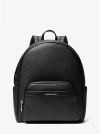 Michael Kors Black Lamb Leather Backpack In Black