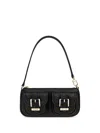 Michael Kors Zoe Sm Convertible Pouchette In Black