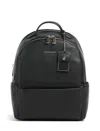 Michael Kors Sable Medium Pebbled Leather Backpack In Black
