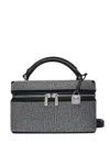 Michael Kors Jana Extra-small Embellished Suede Convertible Crossbody Bag In Gray