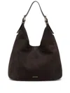 Michael Kors Nolita Large Nubuck Hobo Bag In Brown