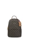 Michael Kors Printed Design Canvas Backpack In Brown