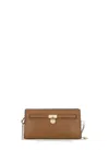 Michael Kors Hamilton Small Leather Convertible Crossbody In Brown