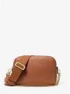 Michael Kors Leather Shoulder Bag With Chain Strap In Leather/gold