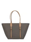 Michael Kors Brown Shopping Bag In Marrone E Beige