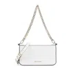 Michael Kors Bryant Small Convertible Crossbody Pochette In White
