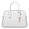 Michael Kors Top Handle Shoulder Bag In White