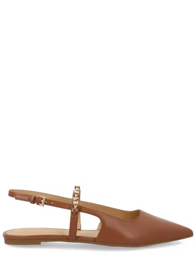 Michael Kors Ballerina Dina Flex Sling In Brown