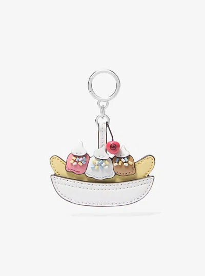 Michael Kors Banana Split Bag Charm In White
