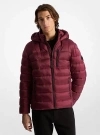 Michael Kors Banff Quilted Nylon Puffer Jacket In Red