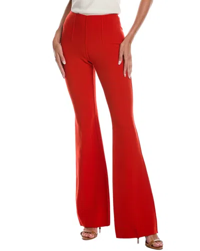 Michael Kors Barathea Wool-blend Pant In Red