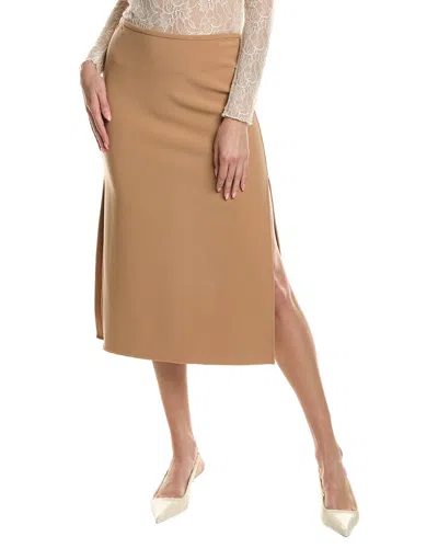 Michael Kors Barathea Wool-blend Ring Skirt In Multi