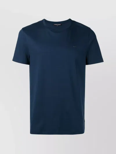 Michael Kors Basic Crew Neck T-shirt In Blue