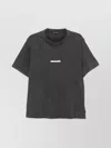 Michael Kors Embellished-logo Cotton T-shirt In Gray