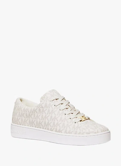 Michael Kors Baskets À Imprimé Monogramme In White