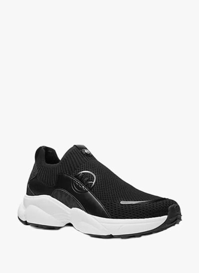 Michael Kors Baskets Sami En Tricot Extensible In Black