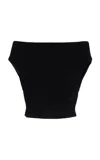 Michael Kors Bateau Cropped Top In Black