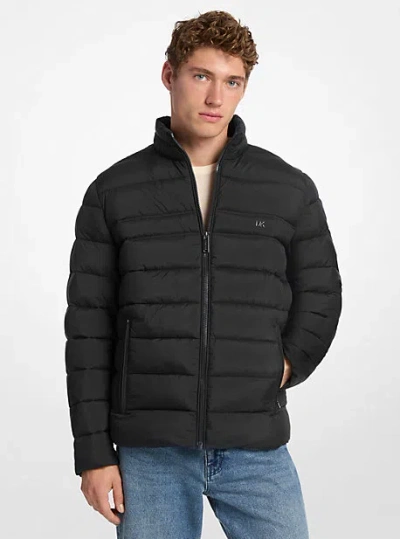 Michael Kors Baxter Nylon Puffer Jacket In Black