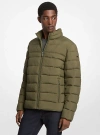 Michael Kors Baxter Nylon Puffer Jacket In Green