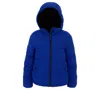 Michael Kors Bcbg Big Girls Berber-lined Puffer Jacket In Blue
