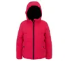 Michael Kors Bcbg Toddler And Little Girls Berber Lined Puffer Jacket In Red