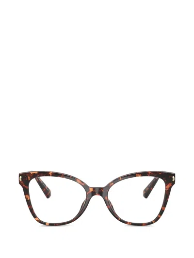 Michael Kors Beaune Cat-eye Glasses In Brown