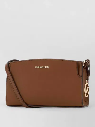 Michael Kors Becca Leather Crossbody Bag Structured Shape