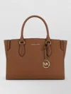Michael Kors Becca Leather Shoulder Bag Double Handles In Brown