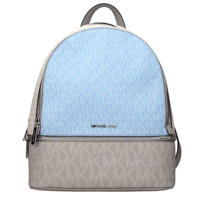 Michael Kors Beige Fabric Backpacks In Multi