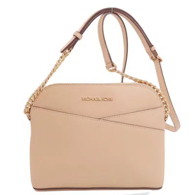 Pre-owned Michael Kors Beige Pvc Shoulder Bag ()