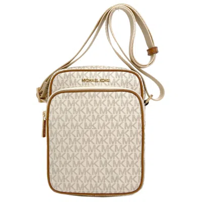 Pre-owned Michael Kors Beige Pvc Shoulder Bag ()