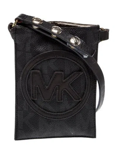 Pre-owned Michael Kors Belt Bag In Black