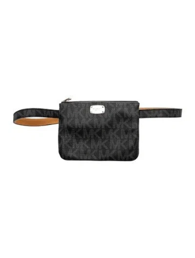 Pre-owned Michael Kors Belt Bag In Black