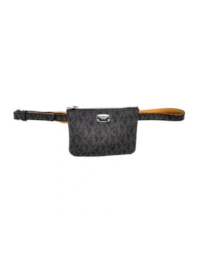 Pre-owned Michael Kors Belt Bag In Black
