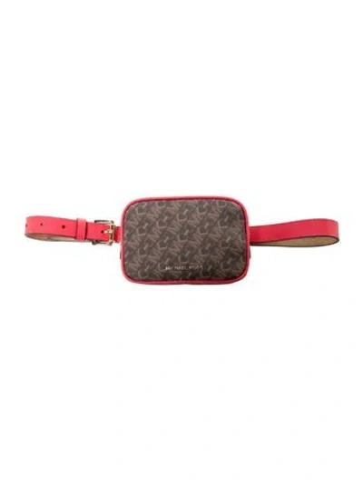 Pre-owned Michael Kors Belt Bag In Brown