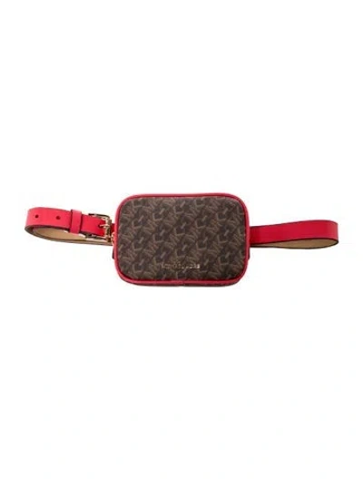 Pre-owned Michael Kors Belt Bag In Brown