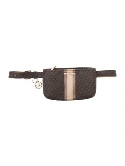 Pre-owned Michael Kors Belt Bag In Brown