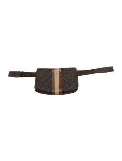 Pre-owned Michael Kors Belt Bag In Brown