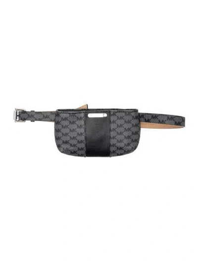 Pre-owned Michael Kors Belt Bag In Gray