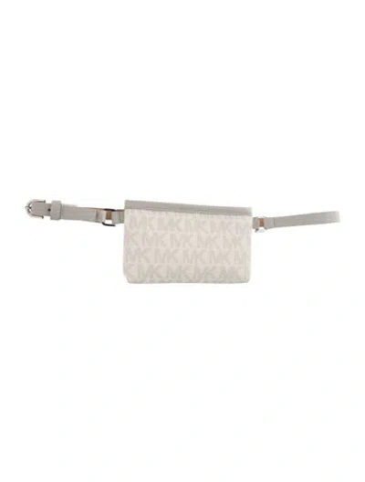 Pre-owned Michael Kors Belt Bag In Neutral
