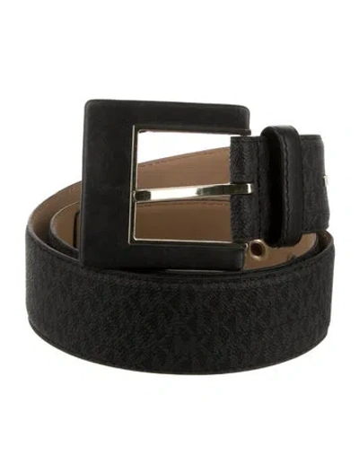 Pre-owned Michael Kors Belt In Black