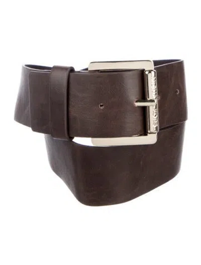 Pre-owned Michael Kors Belt In Brown