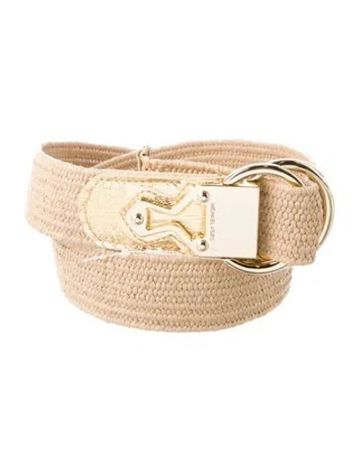 Pre-owned Michael Kors Belt In Gold