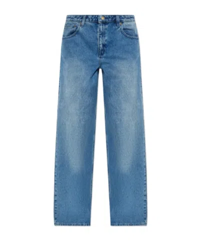 Michael Kors Belt-loop Jeans In Blue