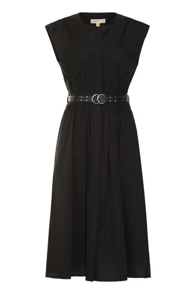 MICHAEL KORS MICHAEL KORS BELTED COTTON DRESS